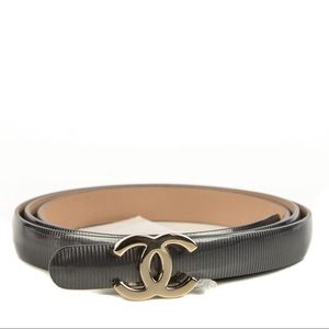 Authentic Chanel skinny belt size 90/36